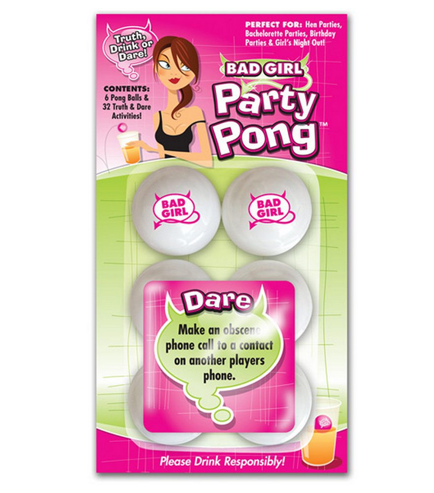 Bad Girl Truth or Dare Party Beer Pong