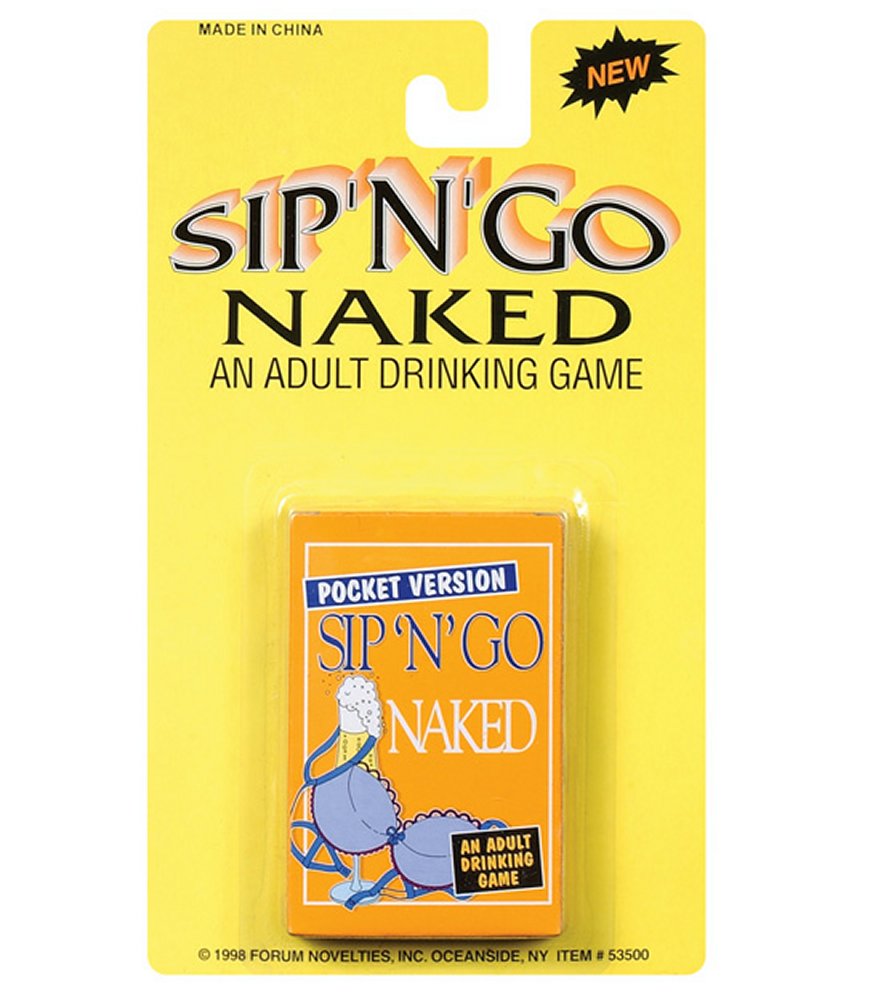 Sip & Go Naked Card Game