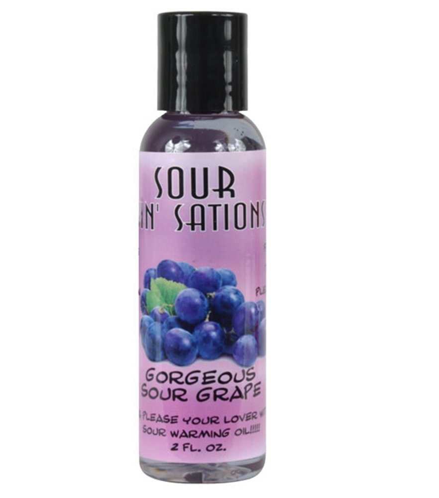 Sour sin' sations Edible Sour Grape Warming Oil