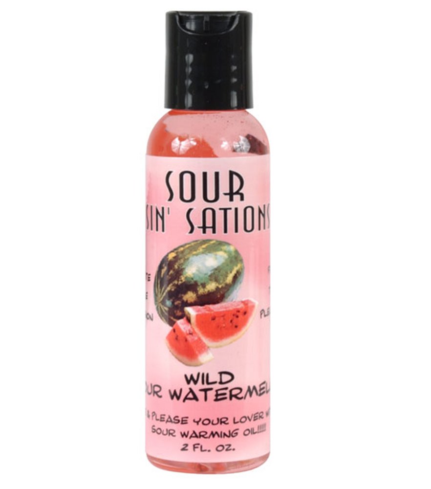 Sour sin' sations Edible Sour Watermelon Warming Oil