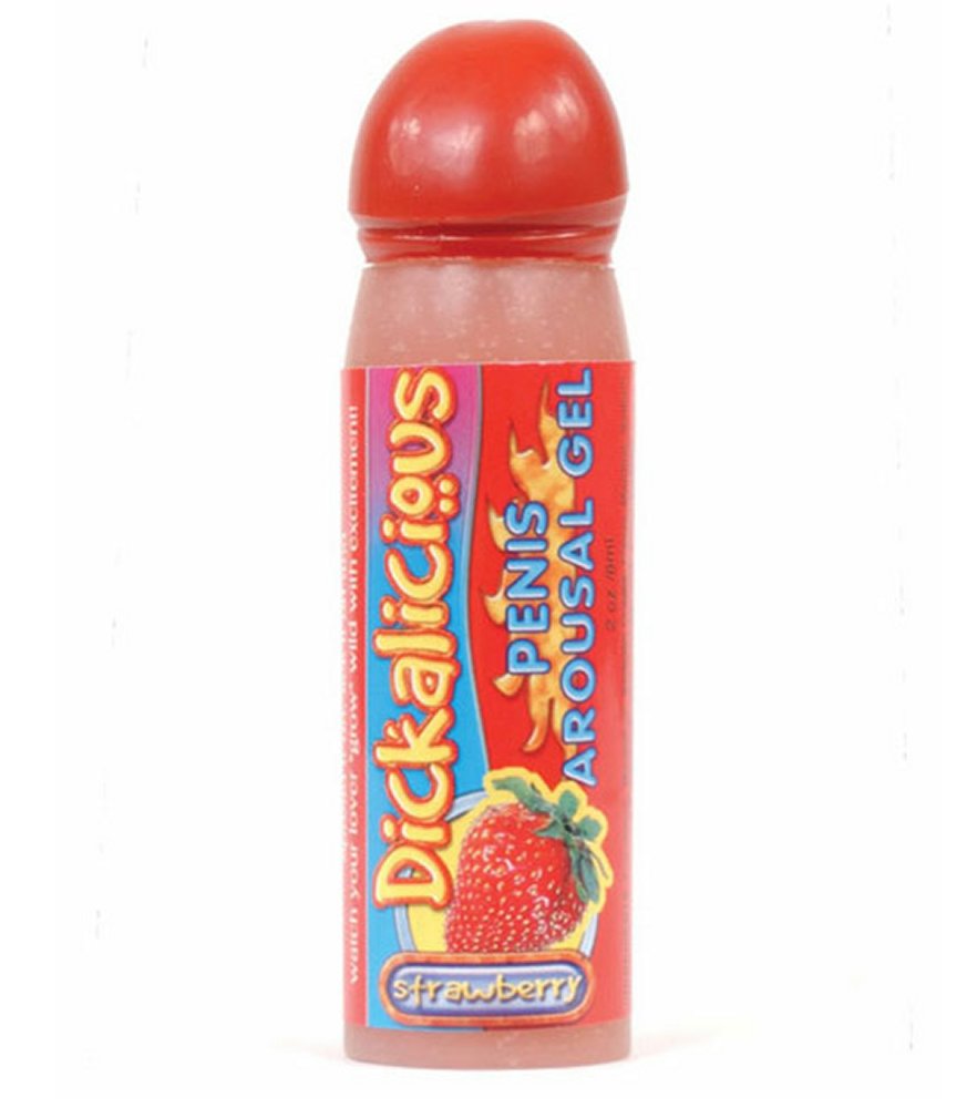 Dickalicious Strawberry Penis Arousal Gel