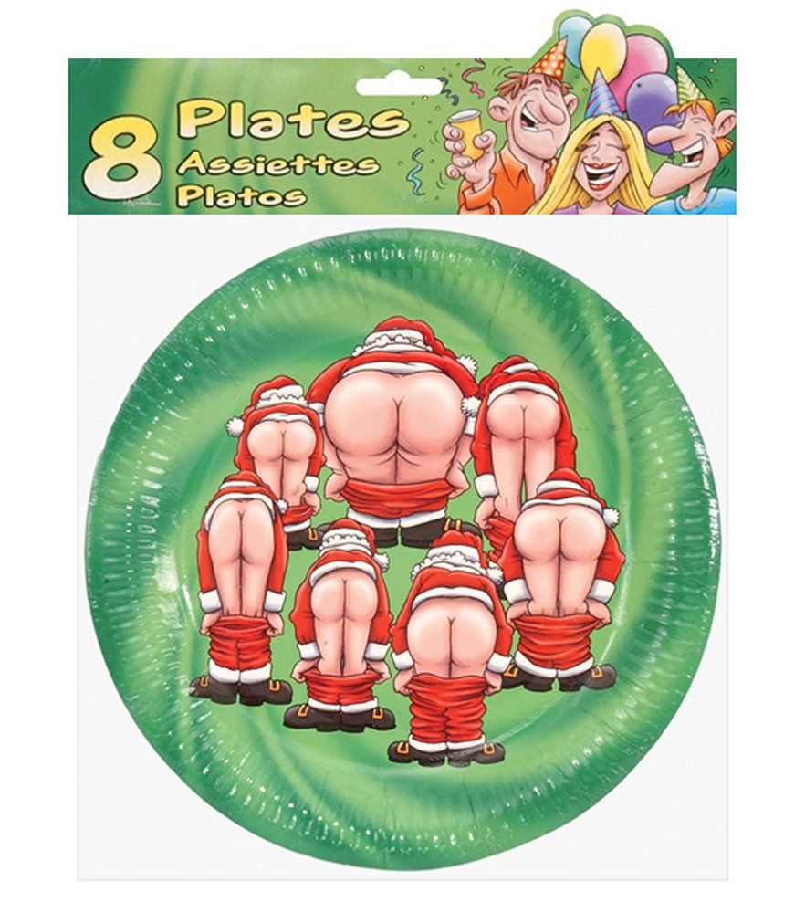 Santa Butts Flashing Plates