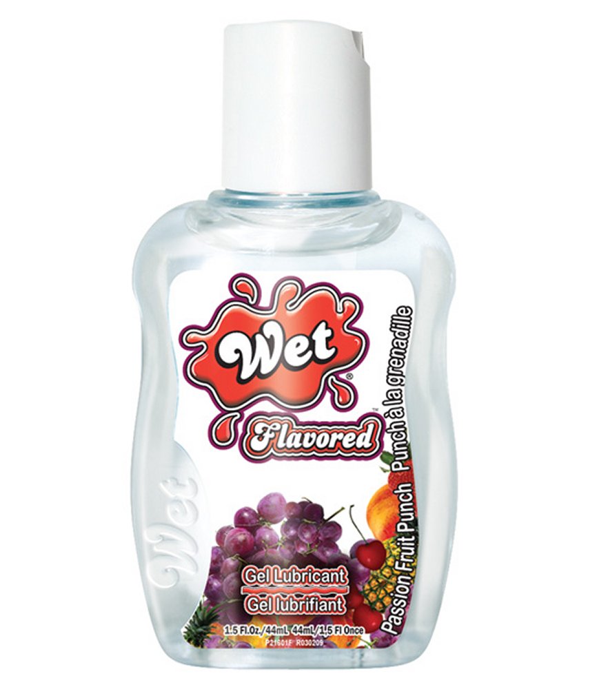 Wet Clear Passion Fruit Flavored Personal Lubricant 1.5 oz