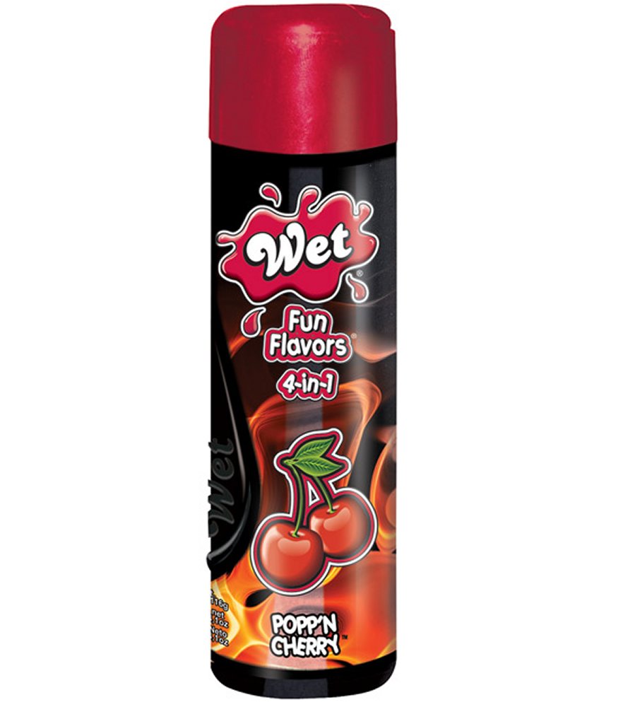 Wet Fun Flavors 4 in 1 Lotion Popp'n Cherry
