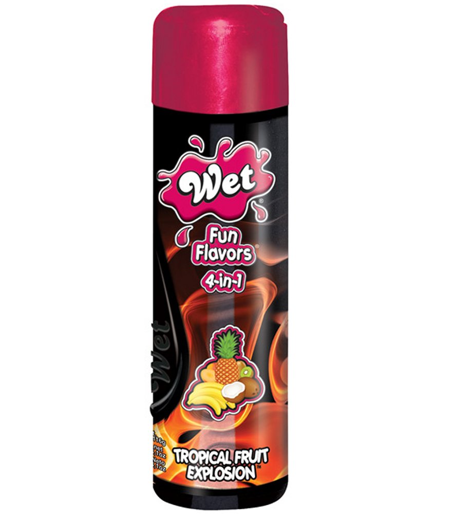 Wet Fun Flavors 4 in 1 Lotion Tropical Fruit Explosion