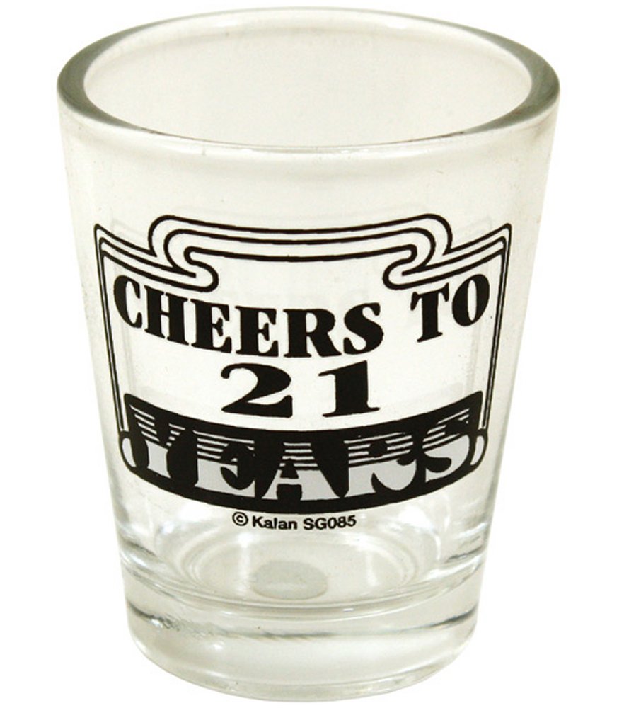 Cheers to 21 Shot Glass