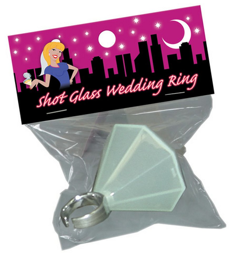 Bachelorette's Wedding Ring Shot Glass