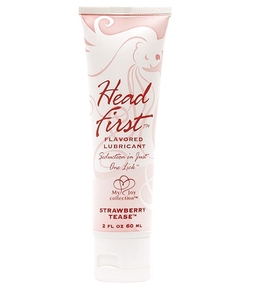 Head First Strawberry Flavored Lubricant