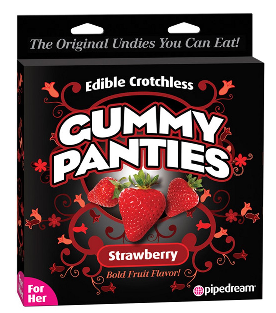 Edible Strawberry Crotchless Gummy Panty 