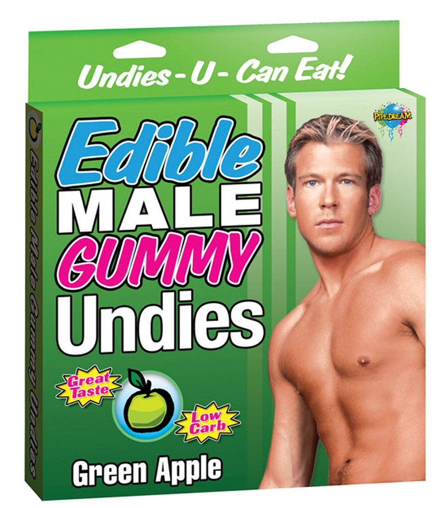 Edible Male Apple Gummy Undies