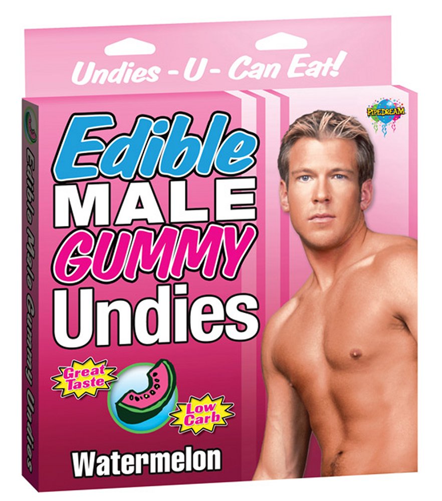 Shop Edible Male Watermelon Gummy Undies by Pipedream Products