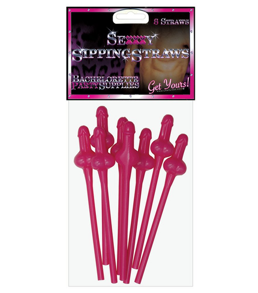 Bachelorette Sexxxy Pink Sipping Straws