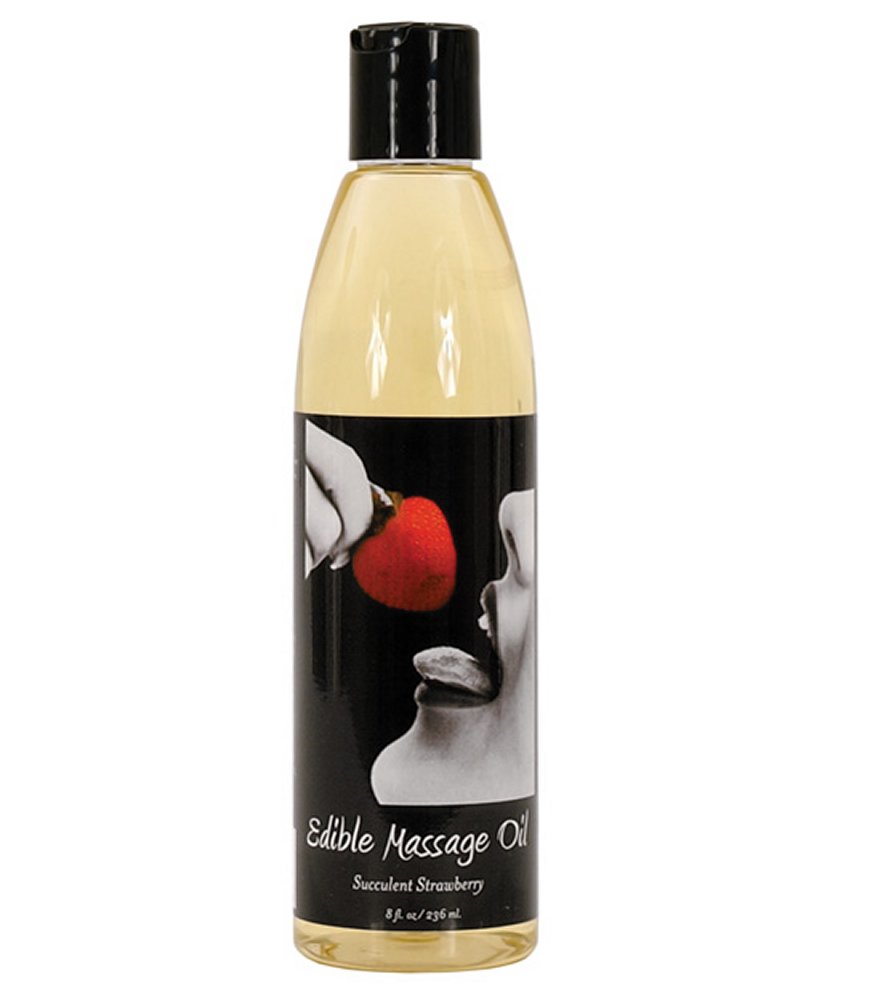 Hemp Edible Strawberry Massage Oil