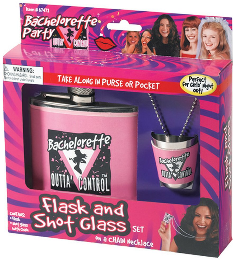 Bachelorette Party Flask & Shot Glass