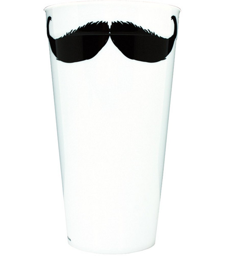 Mustache Plastic Cup