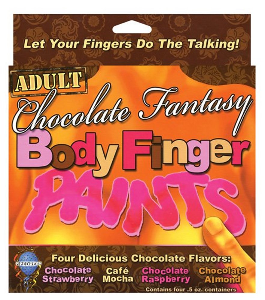Adult Chocolate Fantasy Body Finger Paints