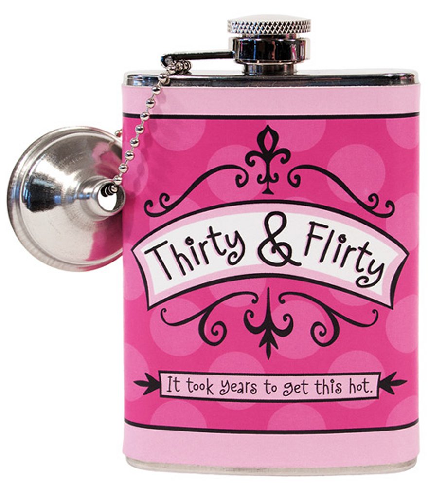 Thirty & Flirty Flask