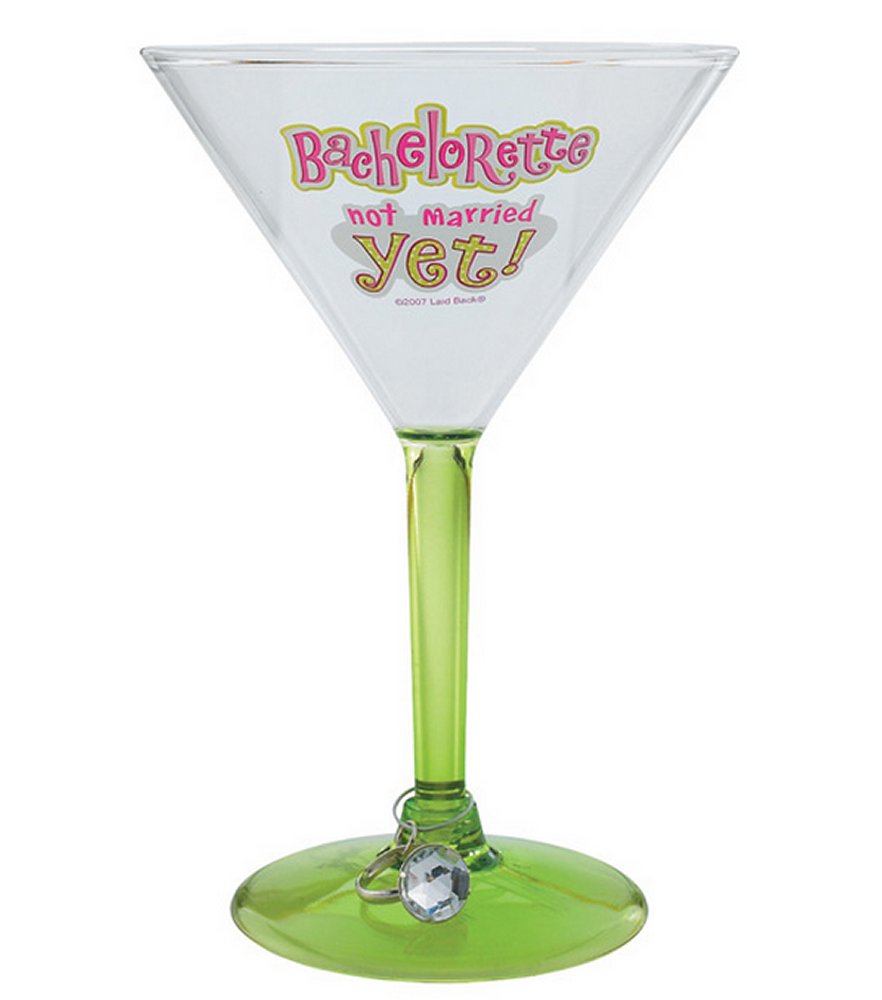 Bachelorette Not Married Yet Martini Glass