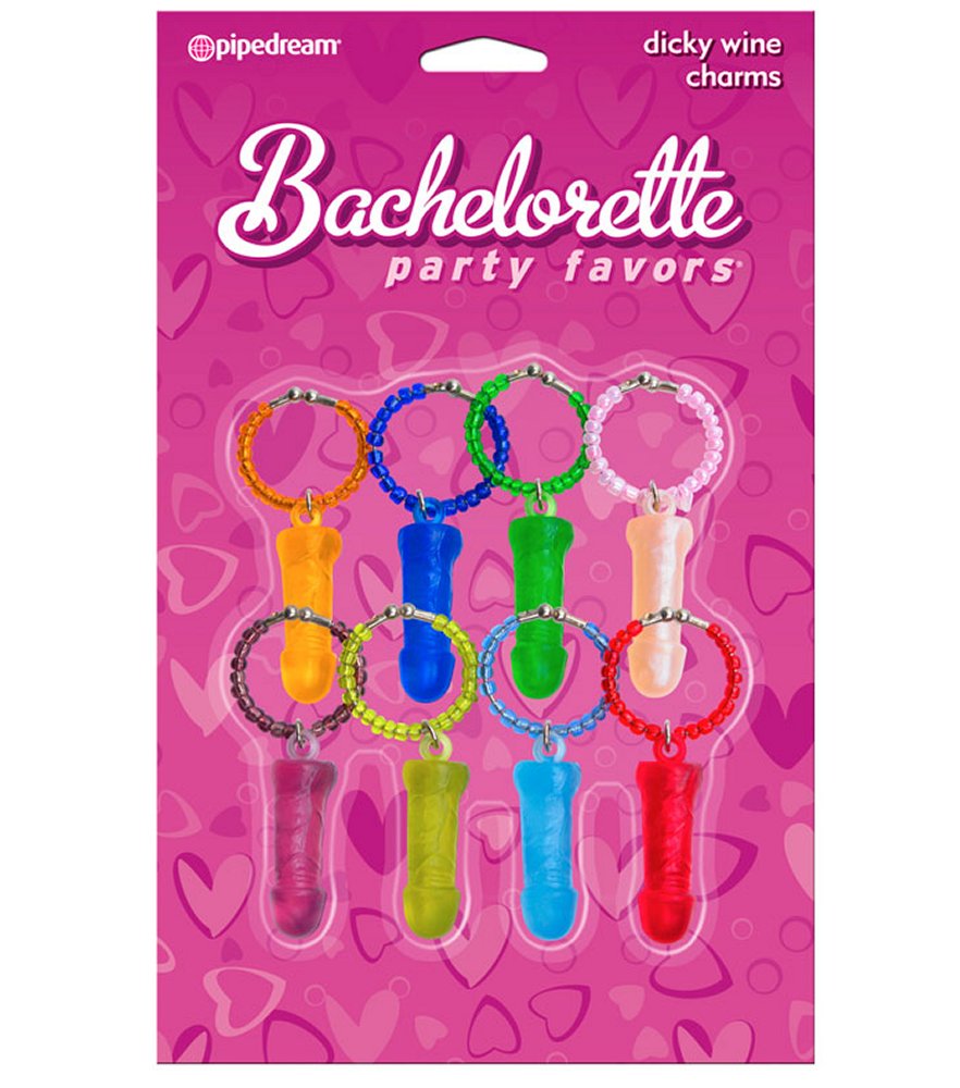 Bachelorette Party Favors Dicky Wine Charms
