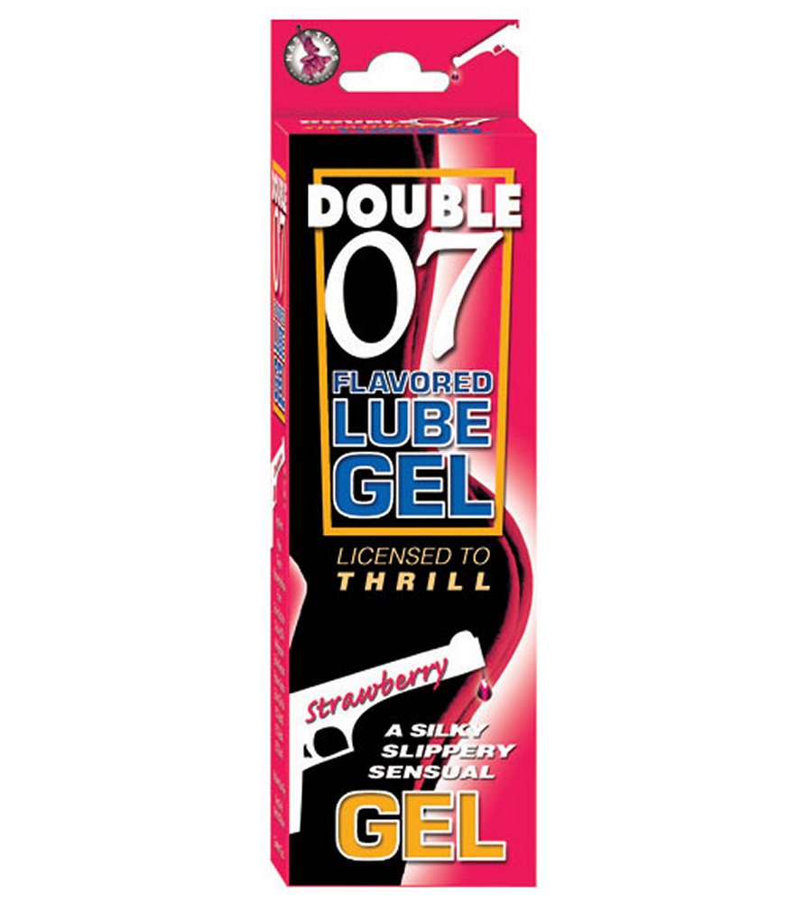 Double 07 Strawberry Flavored Lube Gel