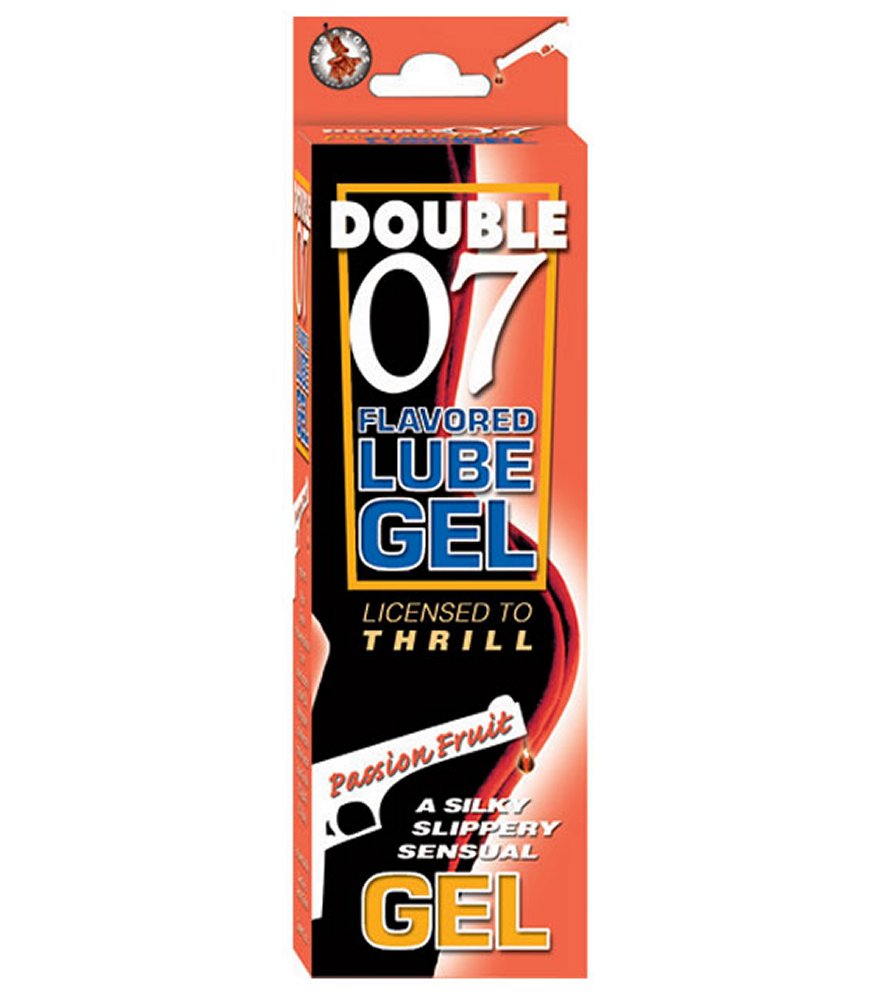 Double 07 Passion Fruit Flavored Lube Gel