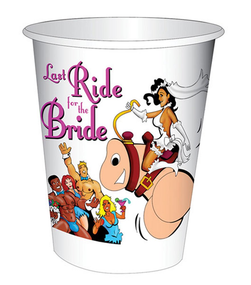 Last Ride For The Bride Cups