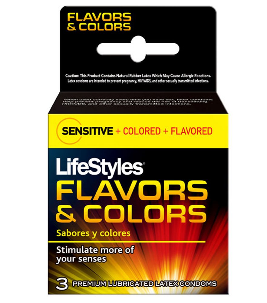 Lifestyles Assorted Flavors and Colors (3pk)