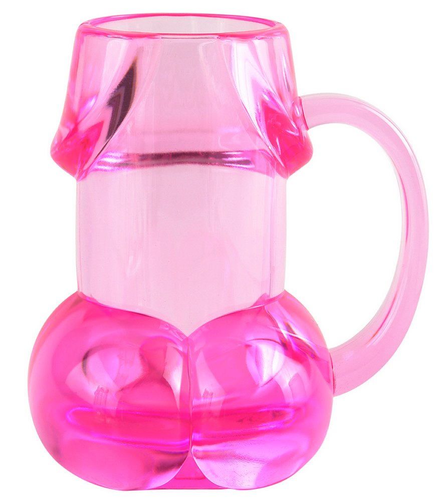 Pecker Beer Mug Pink