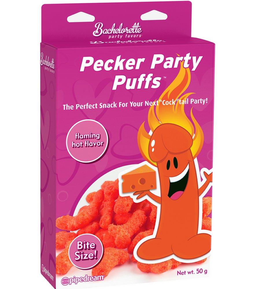 Flaming Hot Pecker Party Puffs