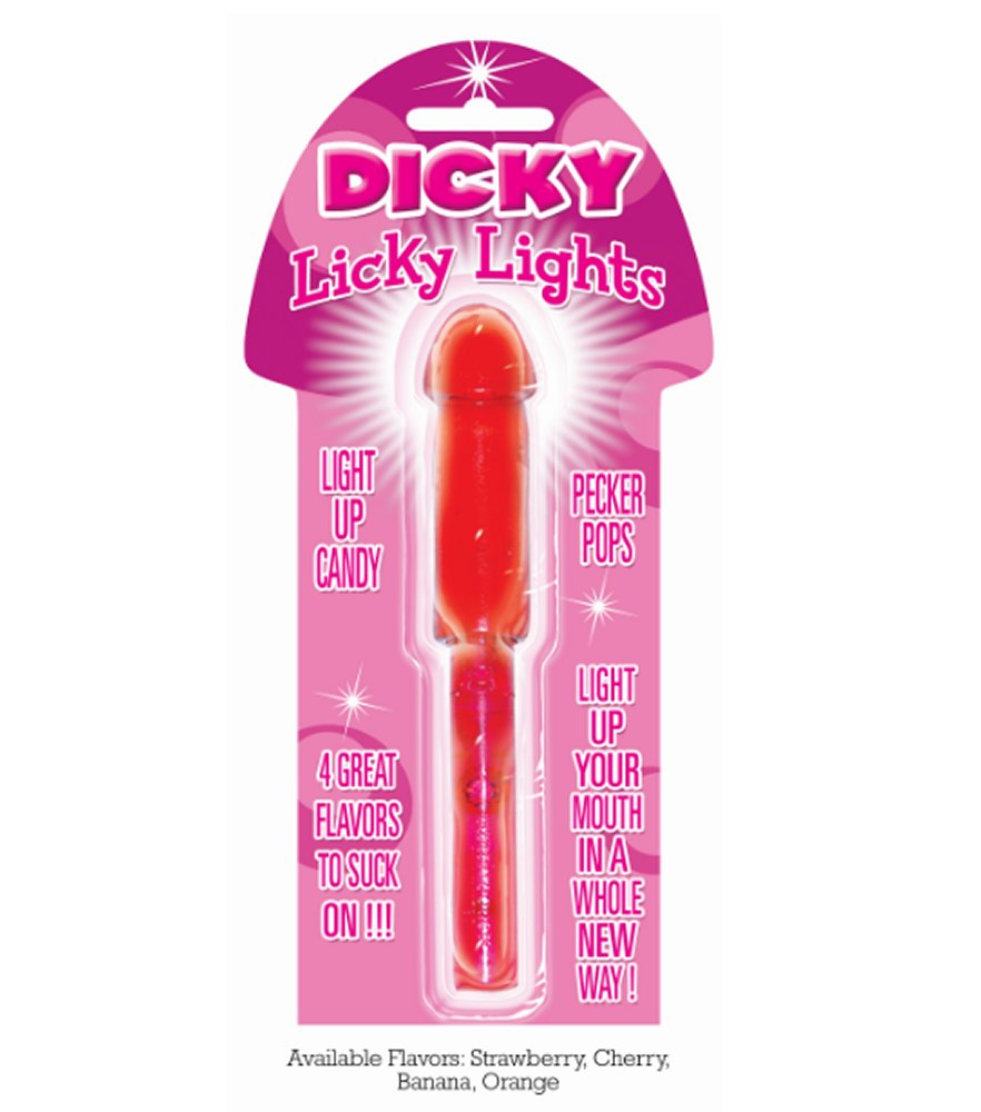 Dicky Licky Penis Lollipop Strawberry