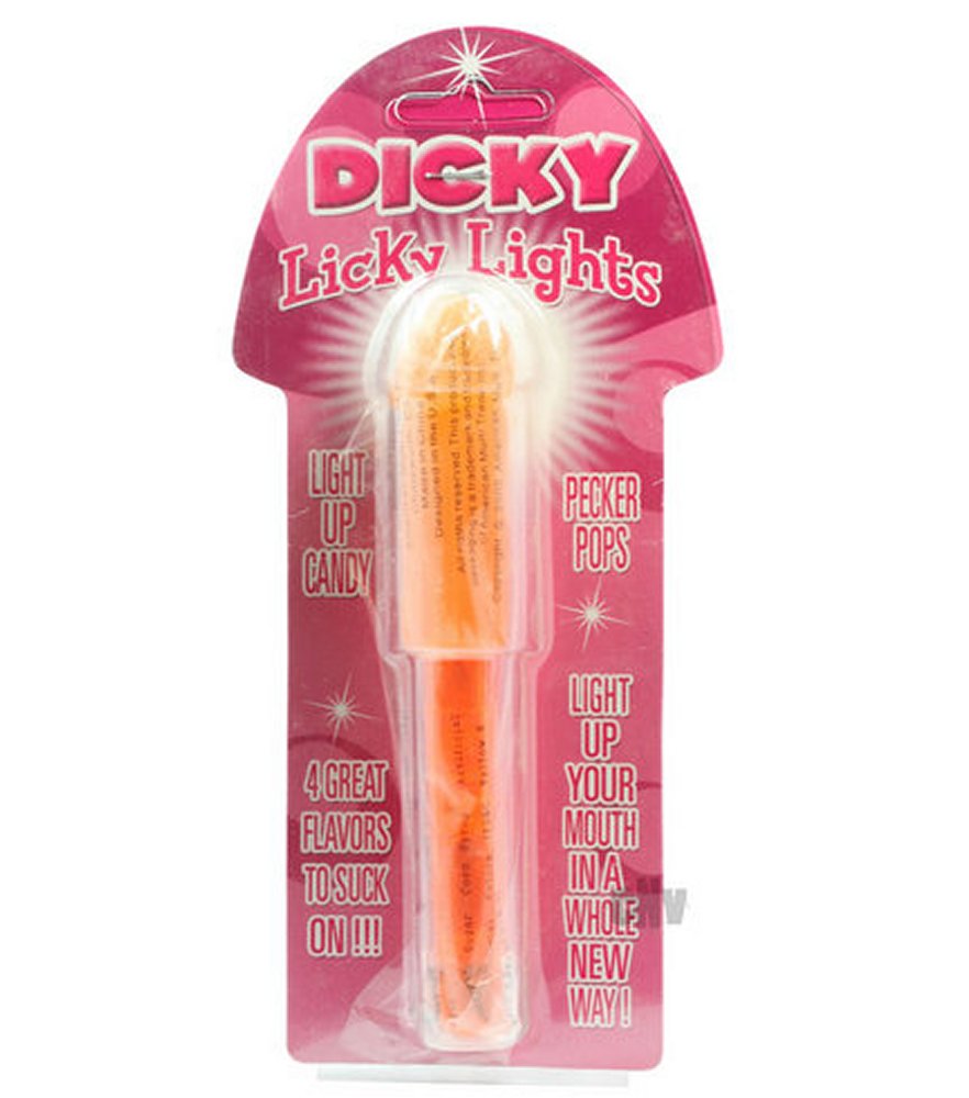 Dicky Licky Penis Lollipop Orange